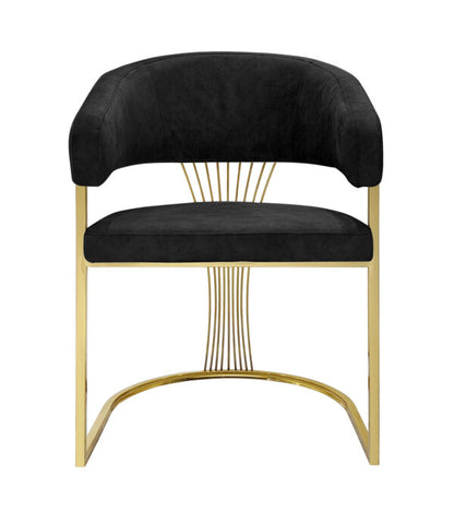 Porado Black Dining Chair - ASR Interiors