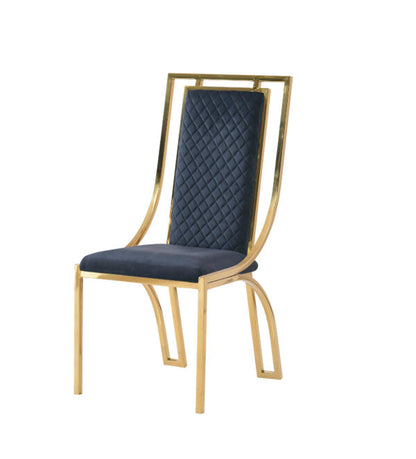 Windsor Black & Gold Dining Chair - ASR Interiors