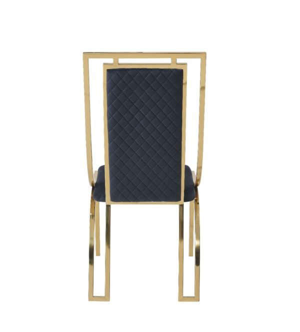 Windsor Black & Gold Dining Chair - ASR Interiors
