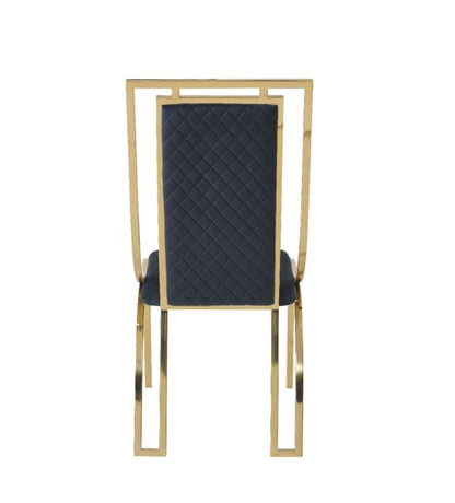 Windsor Black & Gold Dining Chair - ASR Interiors