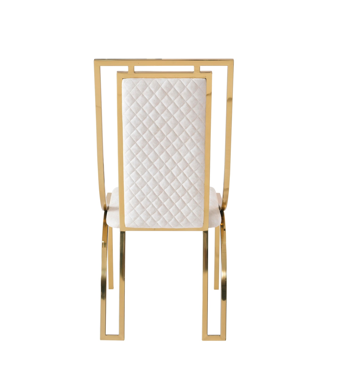 Windsor Cream & Gold Dining Chair - ASR Interiors