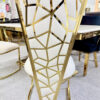 Vienna Cream & Gold Dining Chair - ASR Interiors