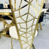 Vienna Cream & Gold Dining Chair - ASR Interiors