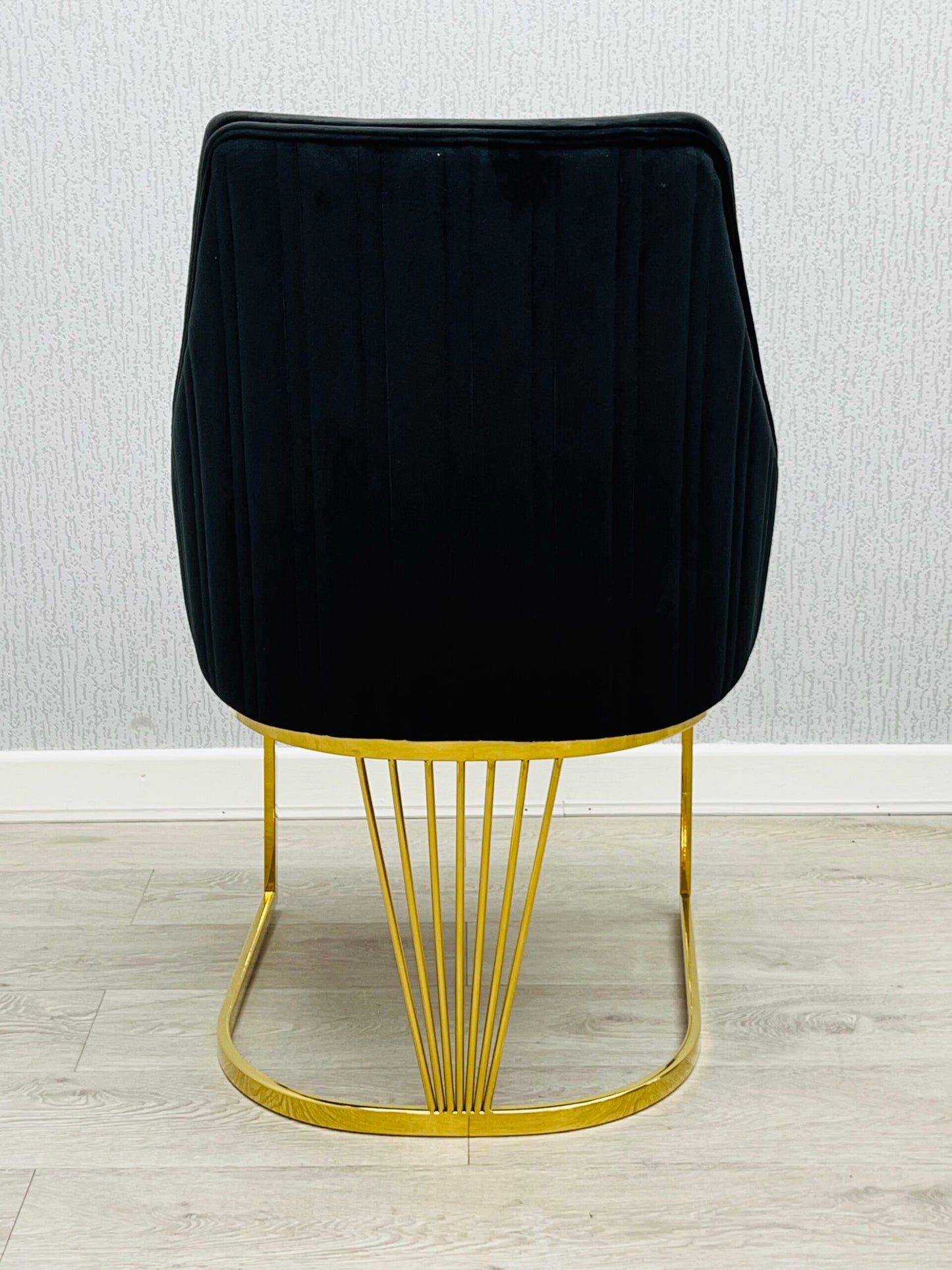 Lasco Black & Gold Dining Chair - ASR Interiors