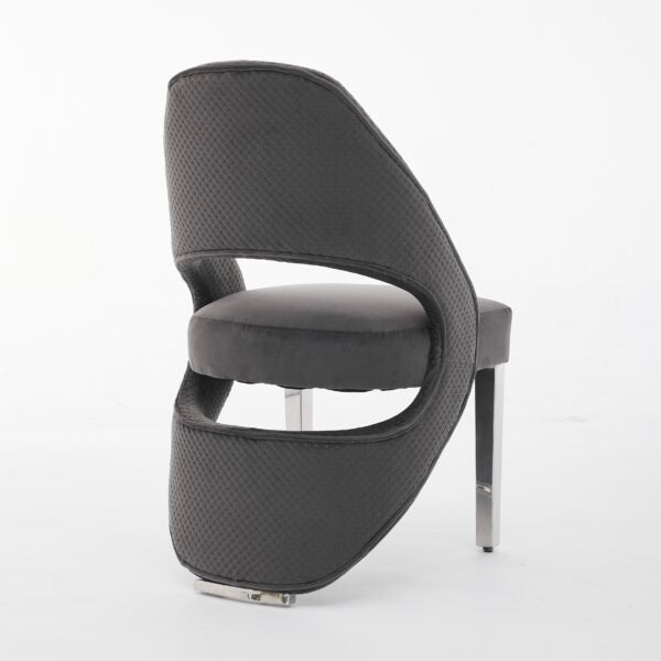 Santorini Grey Silver Dining Chair - ASR Interiors