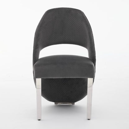 Santorini Grey Silver Dining Chair - ASR Interiors