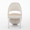 Santorini Cream Silver Dining Chair - ASR Interiors