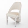 Santorini Cream Silver Dining Chair - ASR Interiors