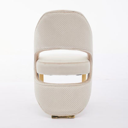 Santorini Cream Gold Dining Chair - ASR Interiors