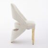 Santorini Cream Gold Dining Chair - ASR Interiors