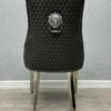 Majestic Hudson Grey PU Leather Dining Chair - ASR Interiors
