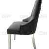 Majestic Dark Grey Velvet Dining Chair - ASR Interiors