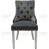 Majestic Dark Grey Velvet Dining Chair - ASR Interiors