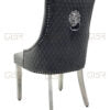 Majestic Black Velvet Dining Chair - ASR Interiors