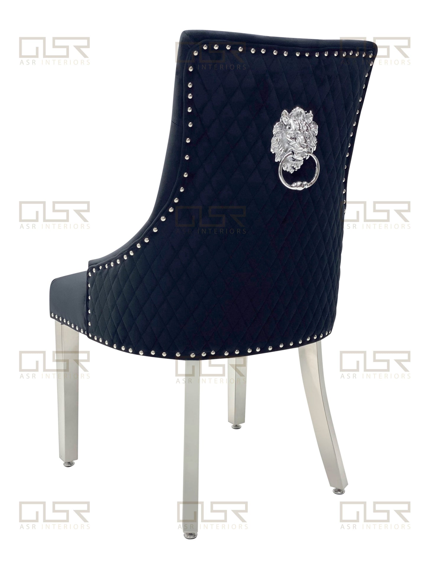 Majestic Black Velvet Dining Chair - ASR Interiors