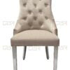 Majestic Mink Velvet Dining Chair - ASR Interiors