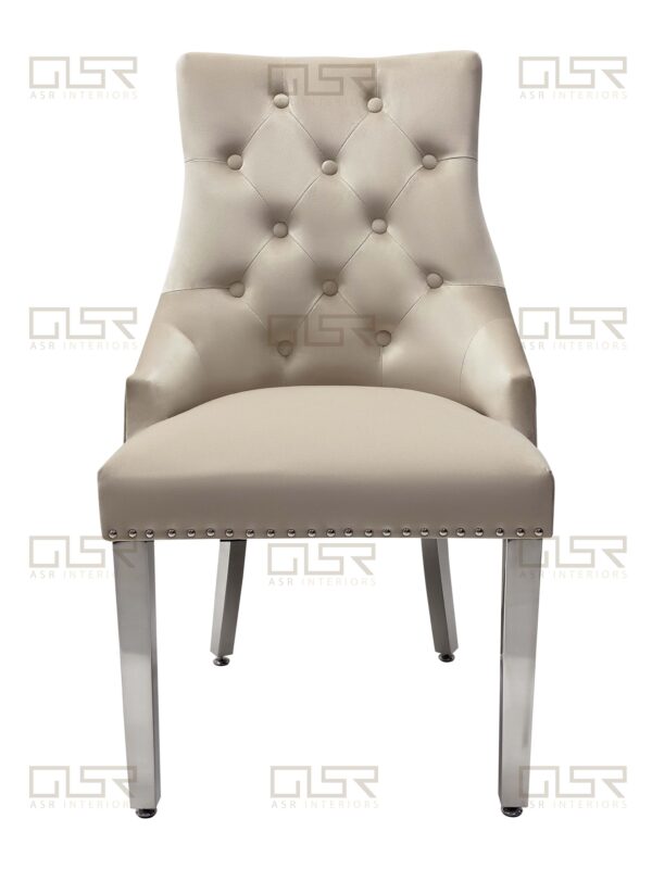Majestic Mink Velvet Dining Chair - ASR Interiors