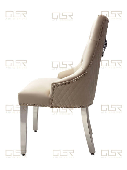 Majestic Mink Velvet Dining Chair - ASR Interiors