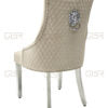 Majestic Mink Velvet Dining Chair - ASR Interiors