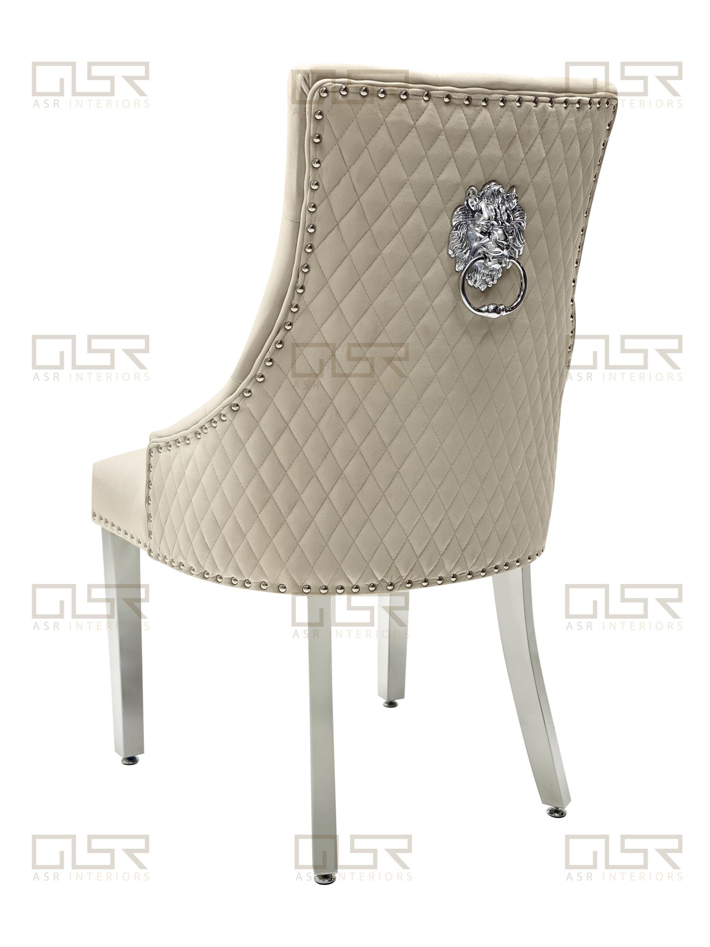 Majestic Mink Velvet Dining Chair - ASR Interiors