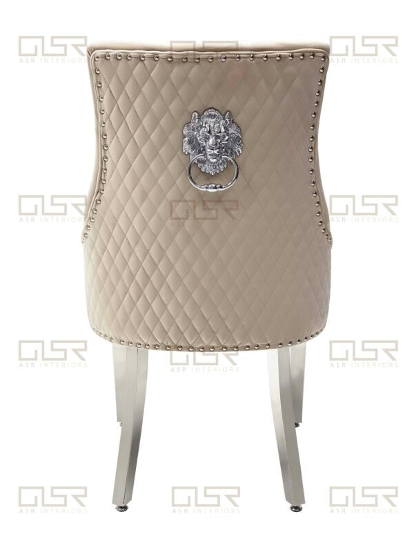 Majestic Mink Velvet Dining Chair - ASR Interiors