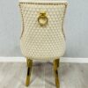 Majestic Mink Gold Ring Knocker Chair - ASR Interiors