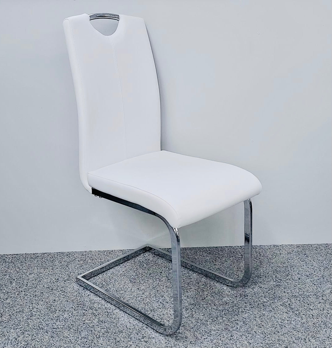 Milan White Dining Chair - ASR Interiors