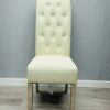 Sofia Cream PU Chair - ASR Interiors