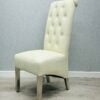 Sofia Cream PU Chair - ASR Interiors