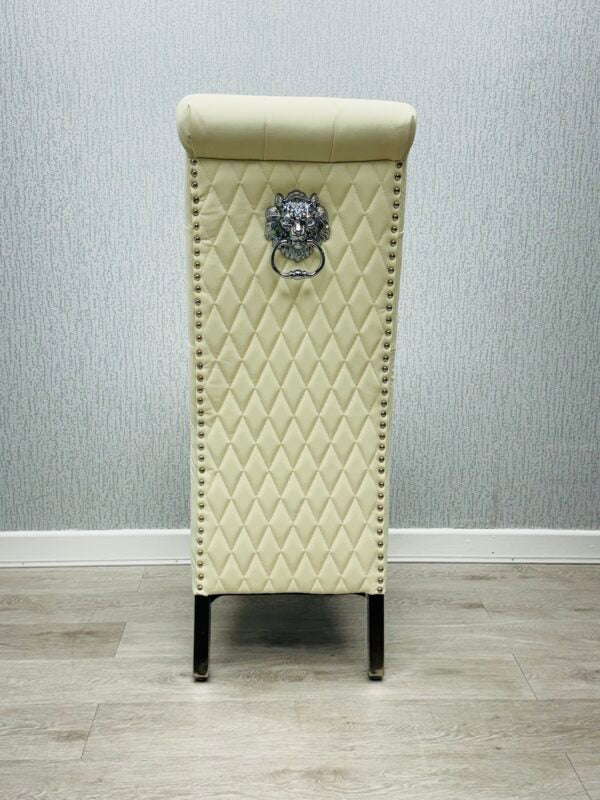 Sofia Cream PU Chair - ASR Interiors