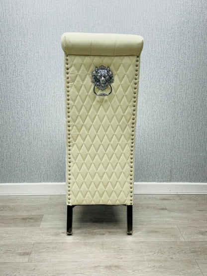 Sofia Cream PU Chair - ASR Interiors