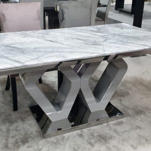 Zermatt Console Table (Grey Ceramic) - ASR Interiors