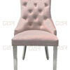 Majestic Pink Velvet Dining Chair - ASR Interiors