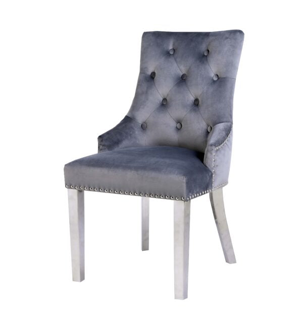Valencia Dark Grey Dining Chair - ASR Interiors