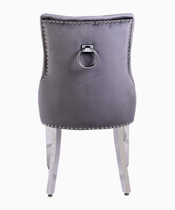 Valencia Dark Grey Dining Chair - ASR Interiors