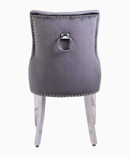 Valencia Dark Grey Dining Chair - ASR Interiors