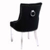 Valencia Black Chrome Leg Dining Chair - ASR Interiors