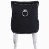 Valencia Black Chrome Leg Dining Chair - ASR Interiors