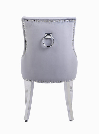 Valencia Light Grey Dining Chair - ASR Interiors
