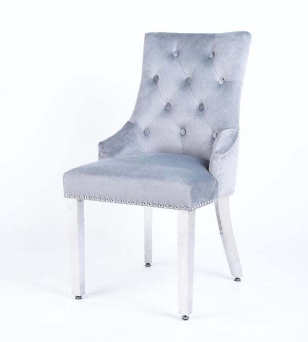 Valencia Light Grey Dining Chair - ASR Interiors