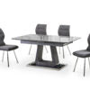 Zermatt 120cm Dining Table (120cm Fixed Top) (Grey Ceramic) - ASR Interiors