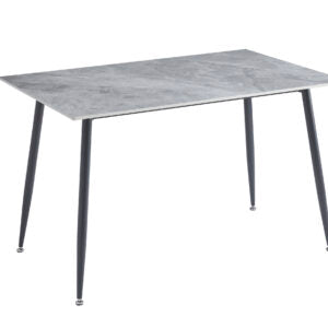 Zermatt Extendable Dining Table(160 - 200) (Grey Ceramic) with 6 Zermatt Chairs - ASR Interiors
