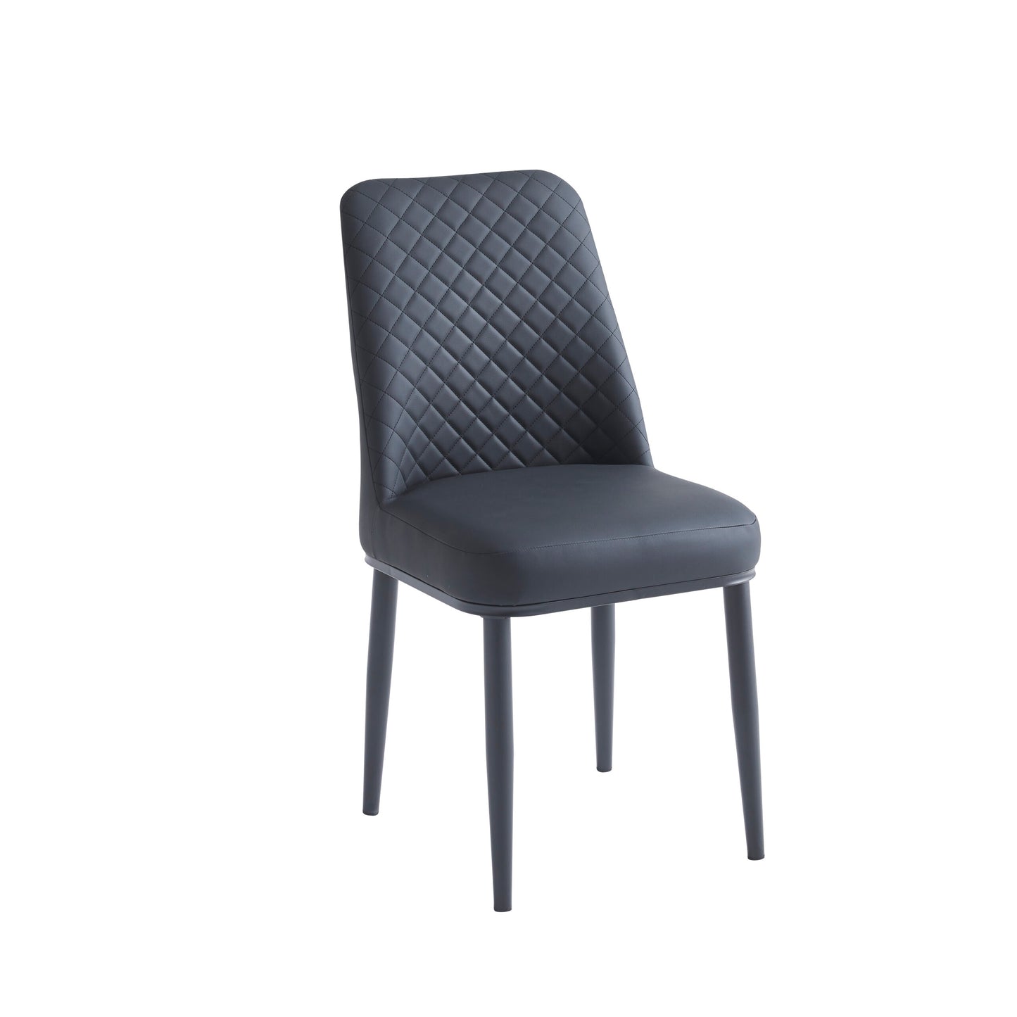 Oxford Black PU Dining Chair - ASR Interiors