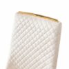 Roxby Cream & Gold Dining Chair - ASR Interiors