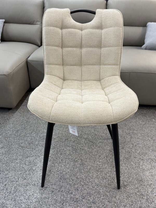 Monza Beige Fabric Dining Chair - ASR Interiors