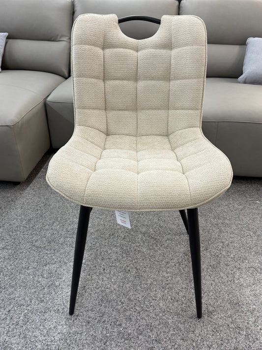 Monza Beige Fabric Dining Chair - ASR Interiors