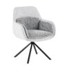 Florence 360 Grey Swivel Chair - ASR Interiors