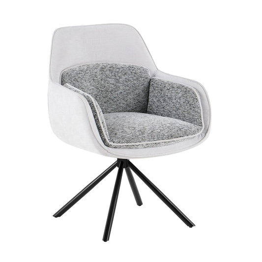 Florence 360 Grey Swivel Chair - ASR Interiors