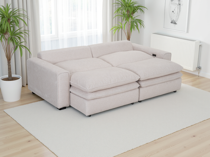 Florence Cloud Beige Electric Sofa