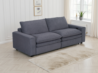 Florence Cloud Grey Electric Sofa